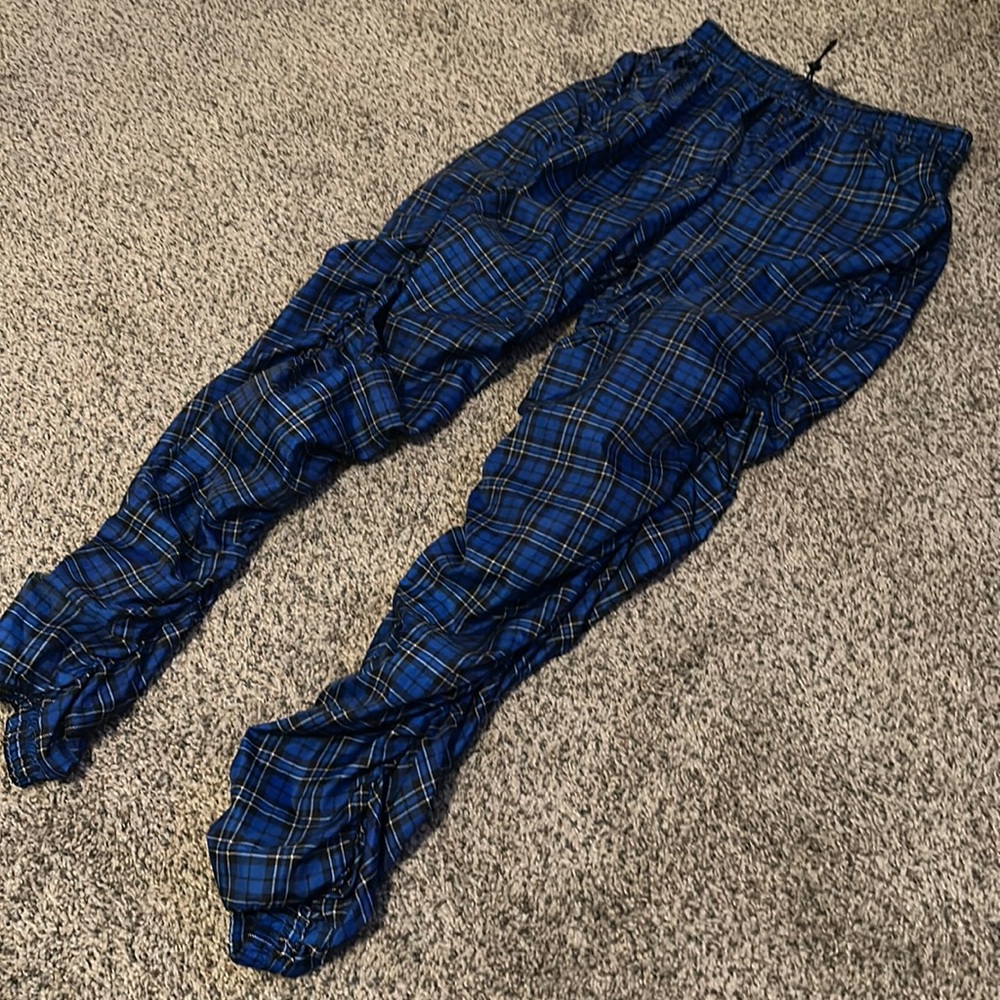 Blue/Black/White Windbreaker Pants
